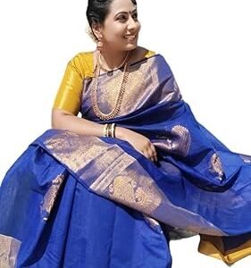 REELIV Luxurious Chiffon Silk Saree Breathable, Smooth Fabric with Modern & Traditional Embroidery Touch